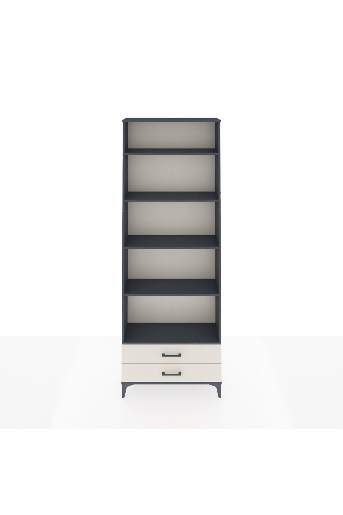 Arges Dolap 5 Raflı 2 Çekmeceli 88x30x243 - S33M278V4A