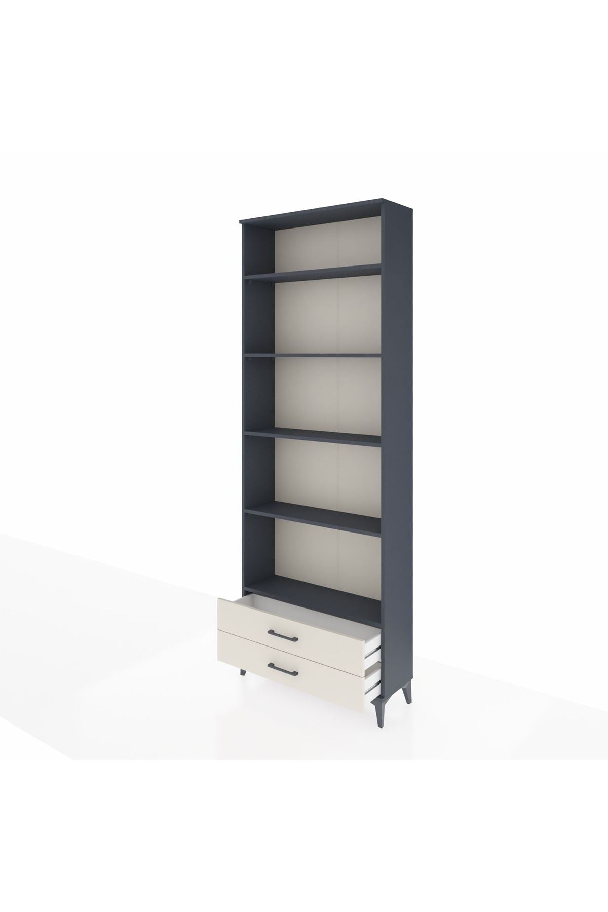 Arges Dolap 5 Raflı 2 Çekmeceli 88x30x243 - S33M278V4A