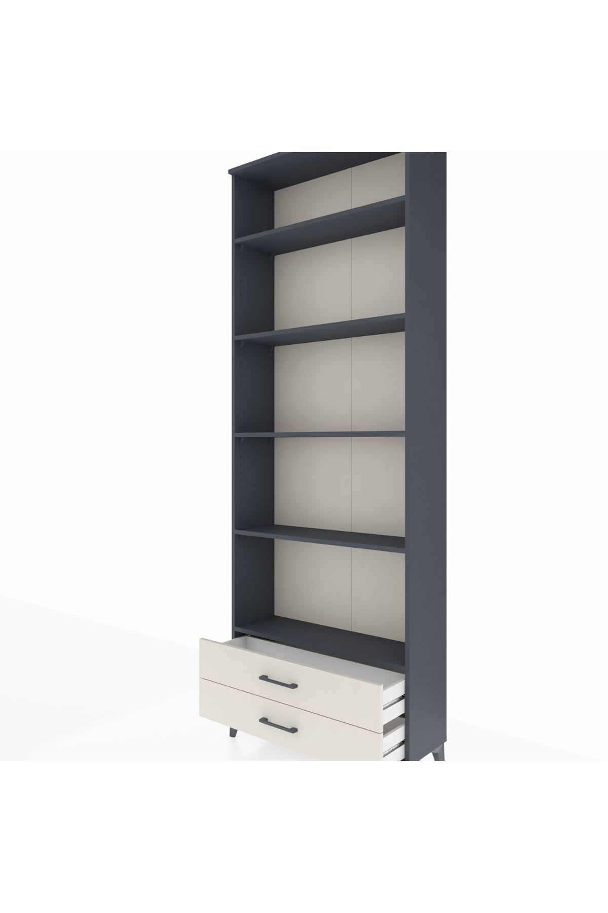 Arges Dolap 5 Raflı 2 Çekmeceli 88x30x243 - S33M278V4A
