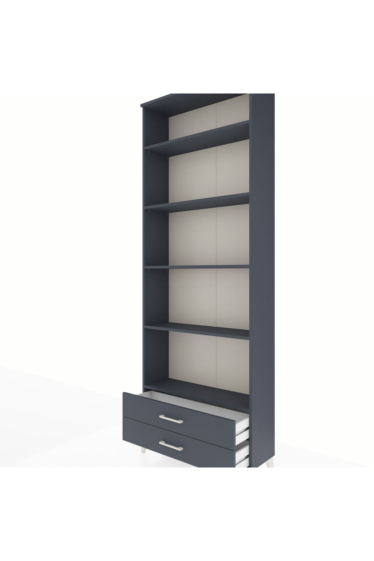 Arges Dolap 5 Raflı 2 Çekmeceli 88x30x243 - S33M278V5A