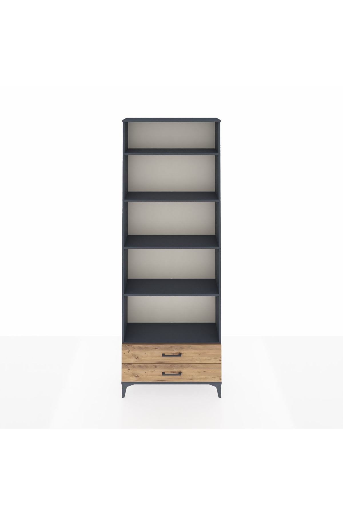 Arges Dolap 5 Raflı 2 Çekmeceli 88x30x243 - S33M278V6A