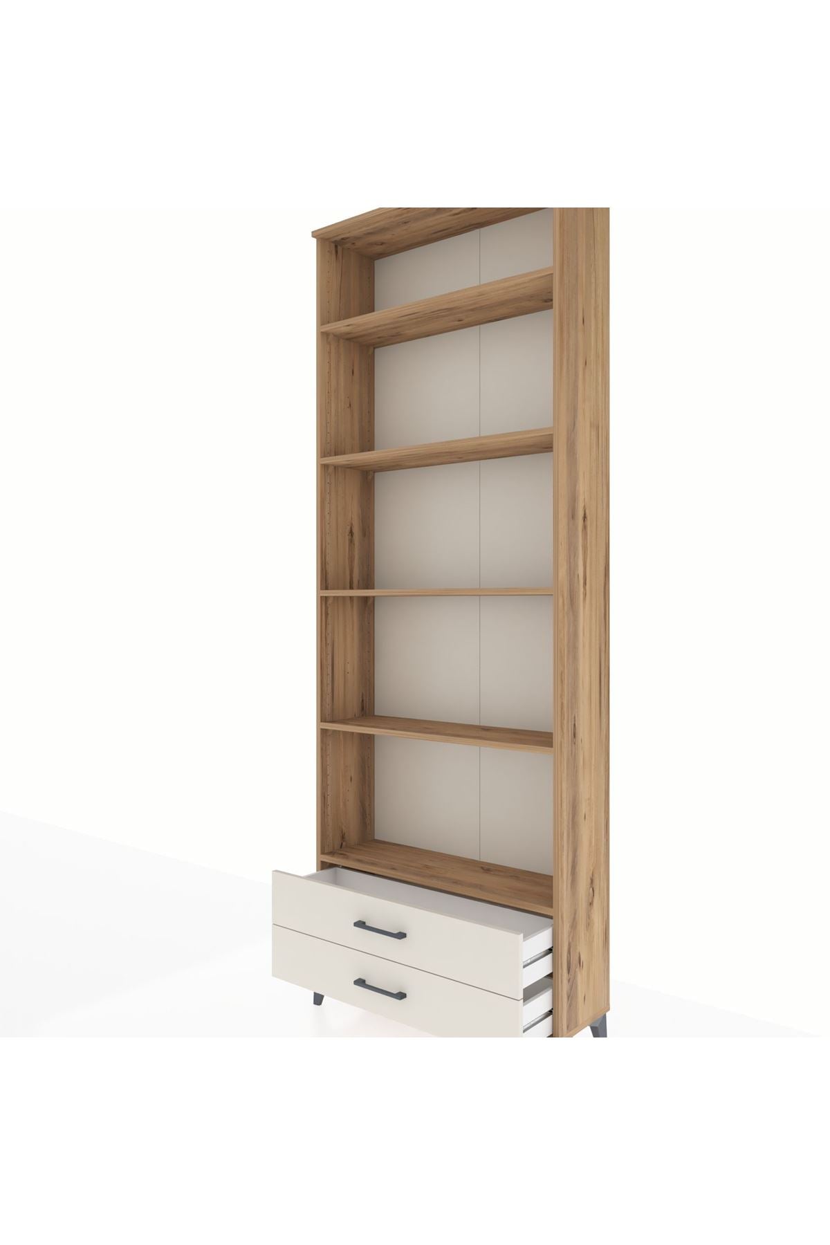 Arges Dolap 5 Raflı 2 Çekmeceli 88x30x243 - S33M278V7A
