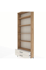 Arges Dolap 5 Raflı 2 Çekmeceli 88x30x243 - S33M278V7A
