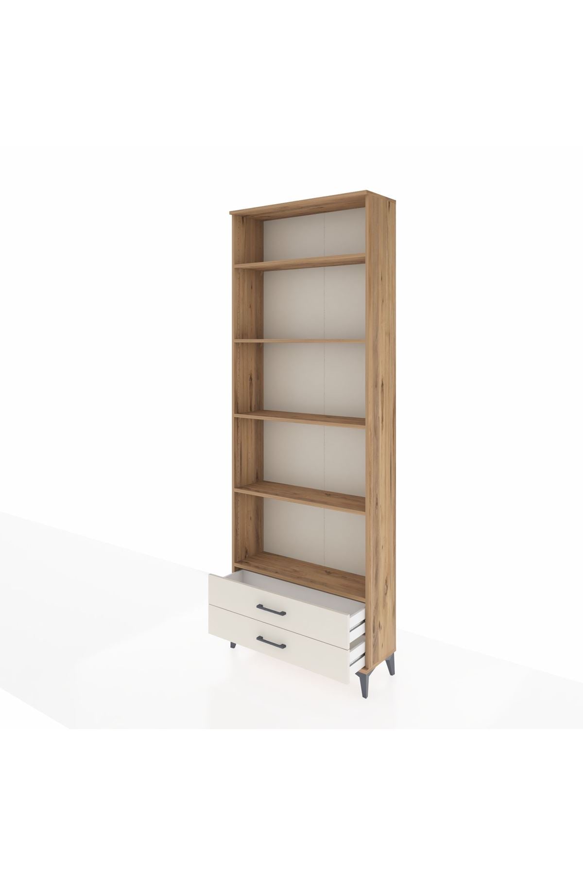 Arges Dolap 5 Raflı 2 Çekmeceli 88x30x243 - S33M278V7A