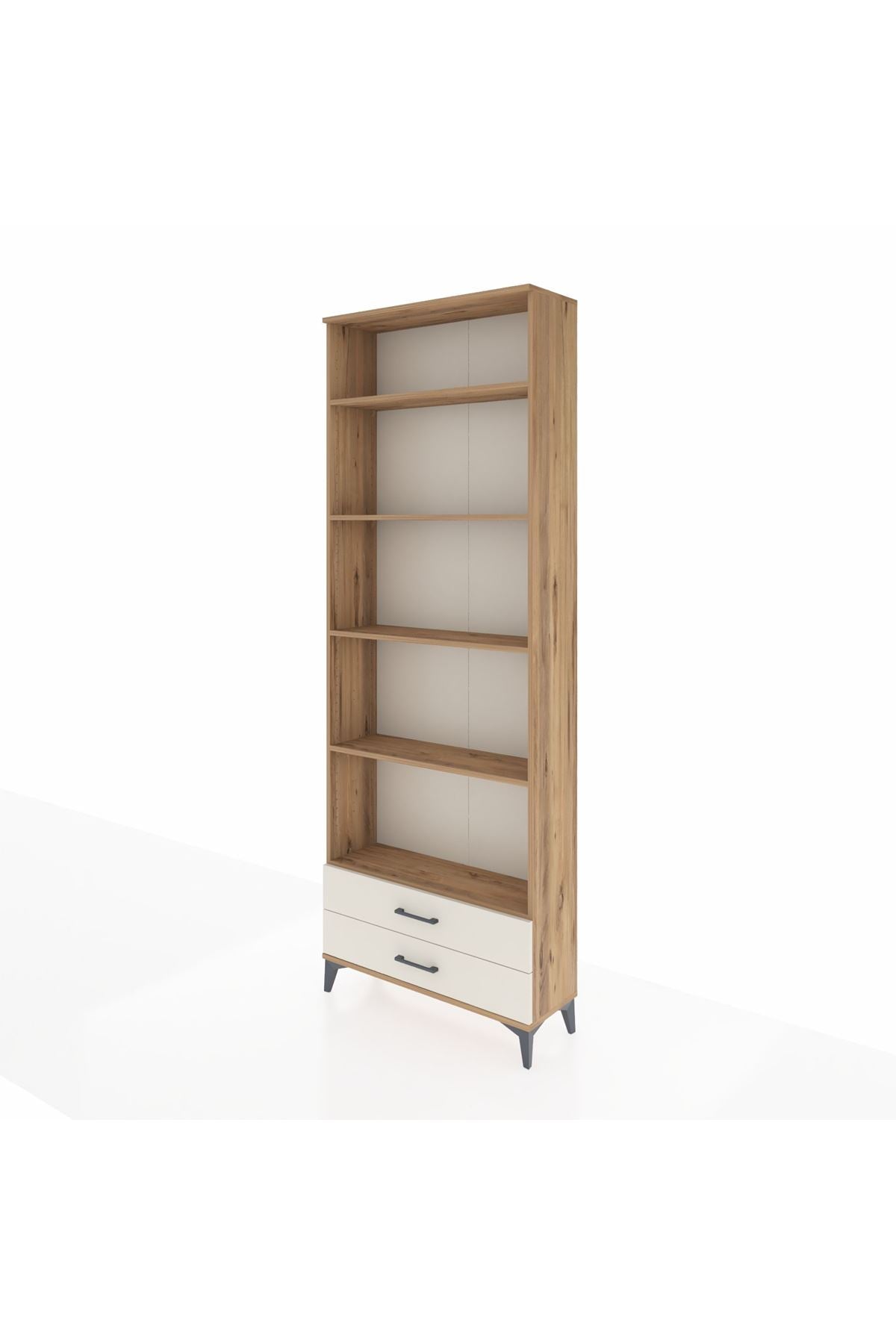 Arges Dolap 5 Raflı 2 Çekmeceli 88x30x243 - S33M278V7A