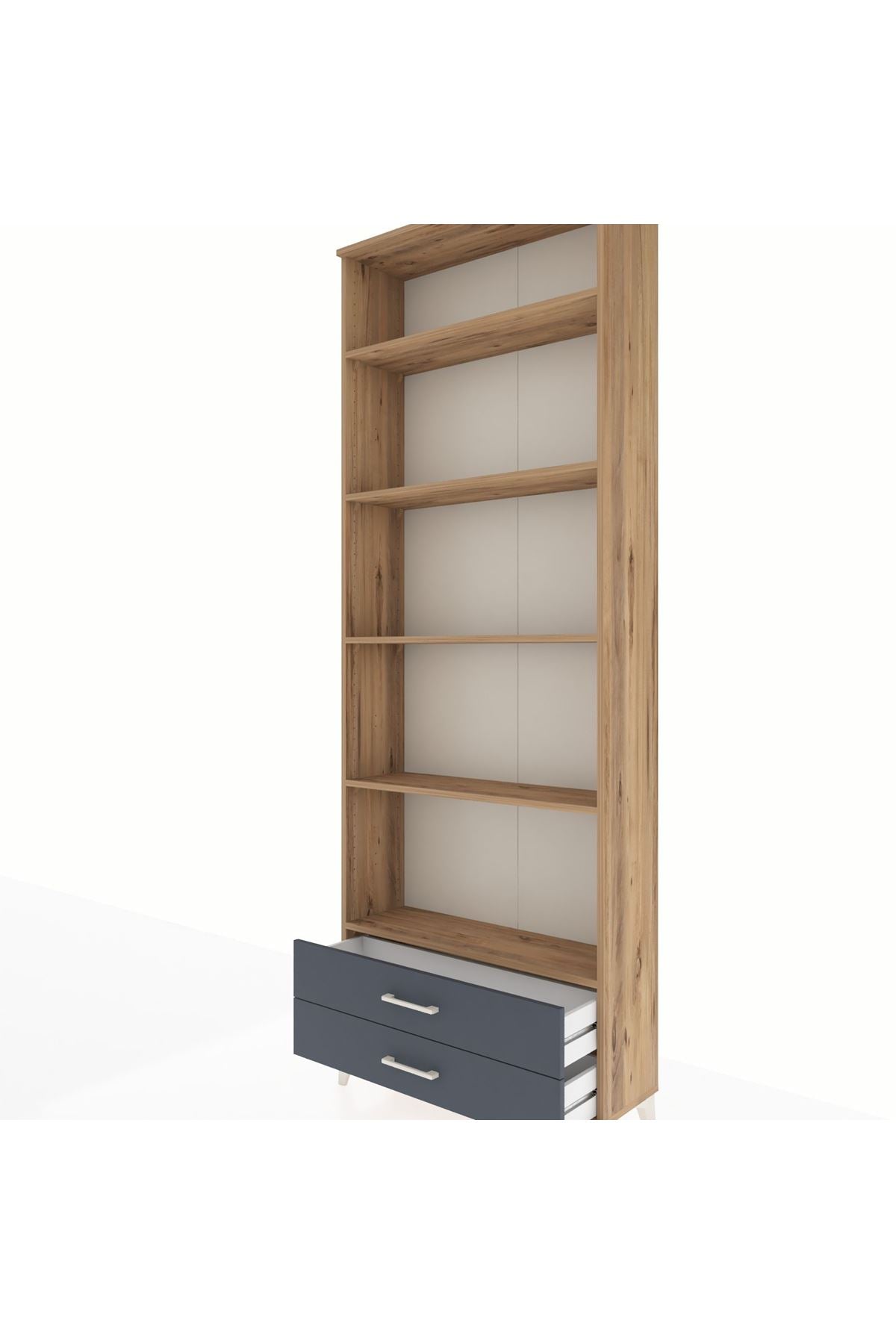 Arges Dolap 5 Raflı 2 Çekmeceli 88x30x243 - S33M278V8A