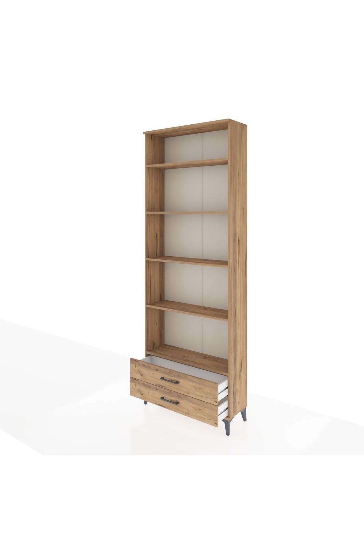 Arges Dolap 5 Raflı 2 Çekmeceli 88x30x243 - S33M278V9A