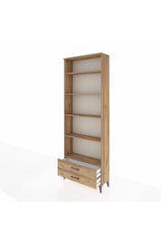 Arges Dolap 5 Raflı 2 Çekmeceli 88x30x243 - S33M278V9A