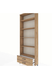 Arges Dolap 5 Raflı 2 Çekmeceli 88x30x243 - S33M278V9A
