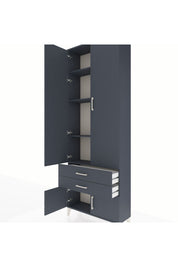 Arges Dolap 4 Raflı 2 Çekmeceli 4 Kapaklı 88x30x243 - S33M279V5A