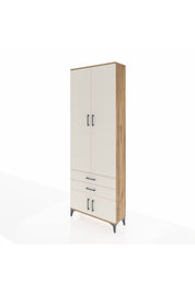 Arges Dolap 4 Raflı 2 Çekmeceli 4 Kapaklı 88x30x243 - S33M279V7A