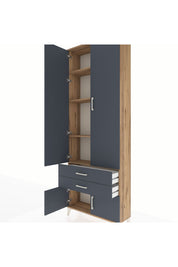 Arges Dolap 4 Raflı 2 Çekmeceli 4 Kapaklı 88x30x243 - S33M279V8A