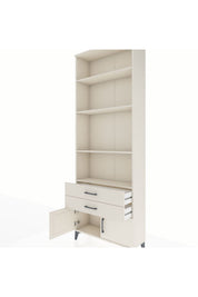 Arges Dolap 4 Raflı 2 Çekmeceli 2 Kapaklı 88x30x243 - S33M280V1A