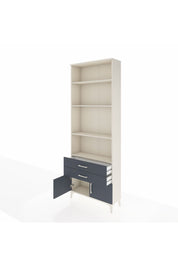 Arges Dolap 4 Raflı 2 Çekmeceli 2 Kapaklı 88x30x243 - S33M280V2A