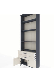 Arges Dolap 4 Raflı 2 Çekmeceli 2 Kapaklı 88x30x243 - S33M280V4A