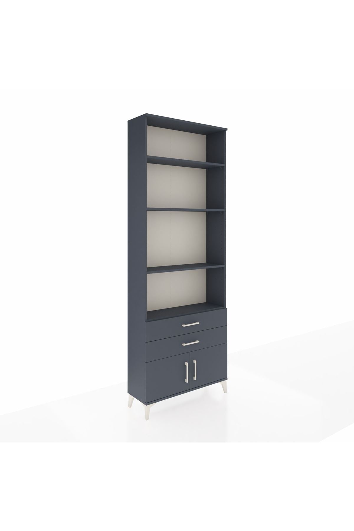 Arges Dolap 4 Raflı 2 Çekmeceli 2 Kapaklı 88x30x243 - S33M280V5A