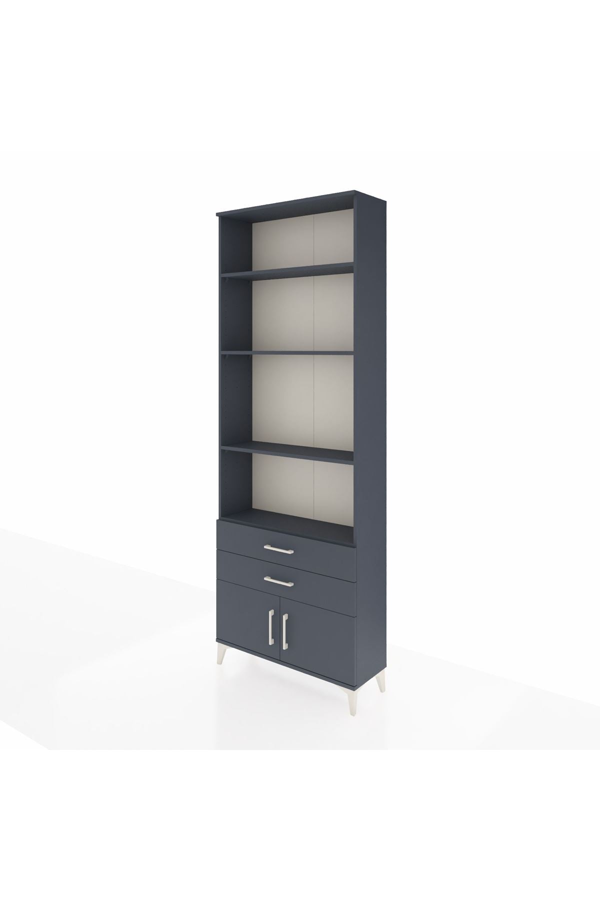 Arges Dolap 4 Raflı 2 Çekmeceli 2 Kapaklı 88x30x243 - S33M280V5A