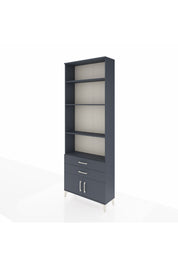 Arges Dolap 4 Raflı 2 Çekmeceli 2 Kapaklı 88x30x243 - S33M280V5A