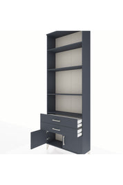 Arges Dolap 4 Raflı 2 Çekmeceli 2 Kapaklı 88x30x243 - S33M280V5A