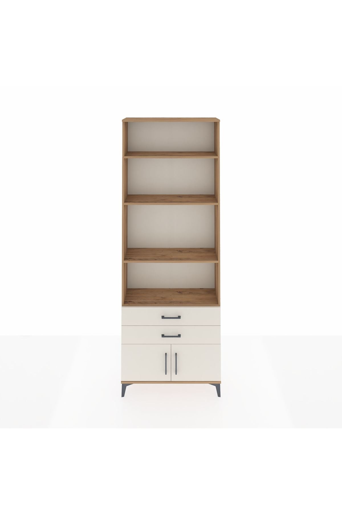 Arges Dolap 4 Raflı 2 Çekmeceli 2 Kapaklı 88x30x243 - S33M280V7A