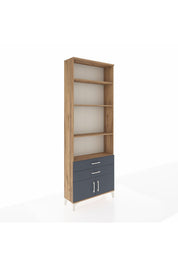 Arges Dolap 4 Raflı 2 Çekmeceli 2 Kapaklı 88x30x243 - S33M280V8A