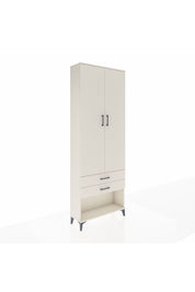 Arges Dolap 4 Raflı 2 Çekmeceli 2 Kapaklı 88x30x243 - S33M281V1A