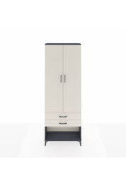 Arges Dolap 4 Raflı 2 Çekmeceli 2 Kapaklı 88x30x243 - S33M281V4A