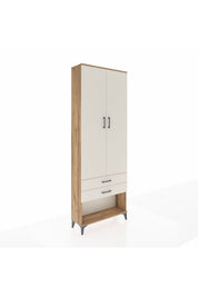 Arges Dolap 4 Raflı 2 Çekmeceli 2 Kapaklı 88x30x243 - S33M281V7A