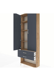 Arges Dolap 4 Raflı 2 Çekmeceli 2 Kapaklı 88x30x243 - S33M281V8A