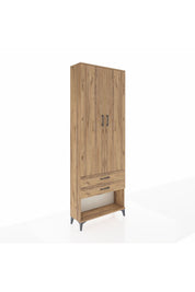 Arges Dolap 4 Raflı 2 Çekmeceli 2 Kapaklı 88x30x243 - S33M281V9A