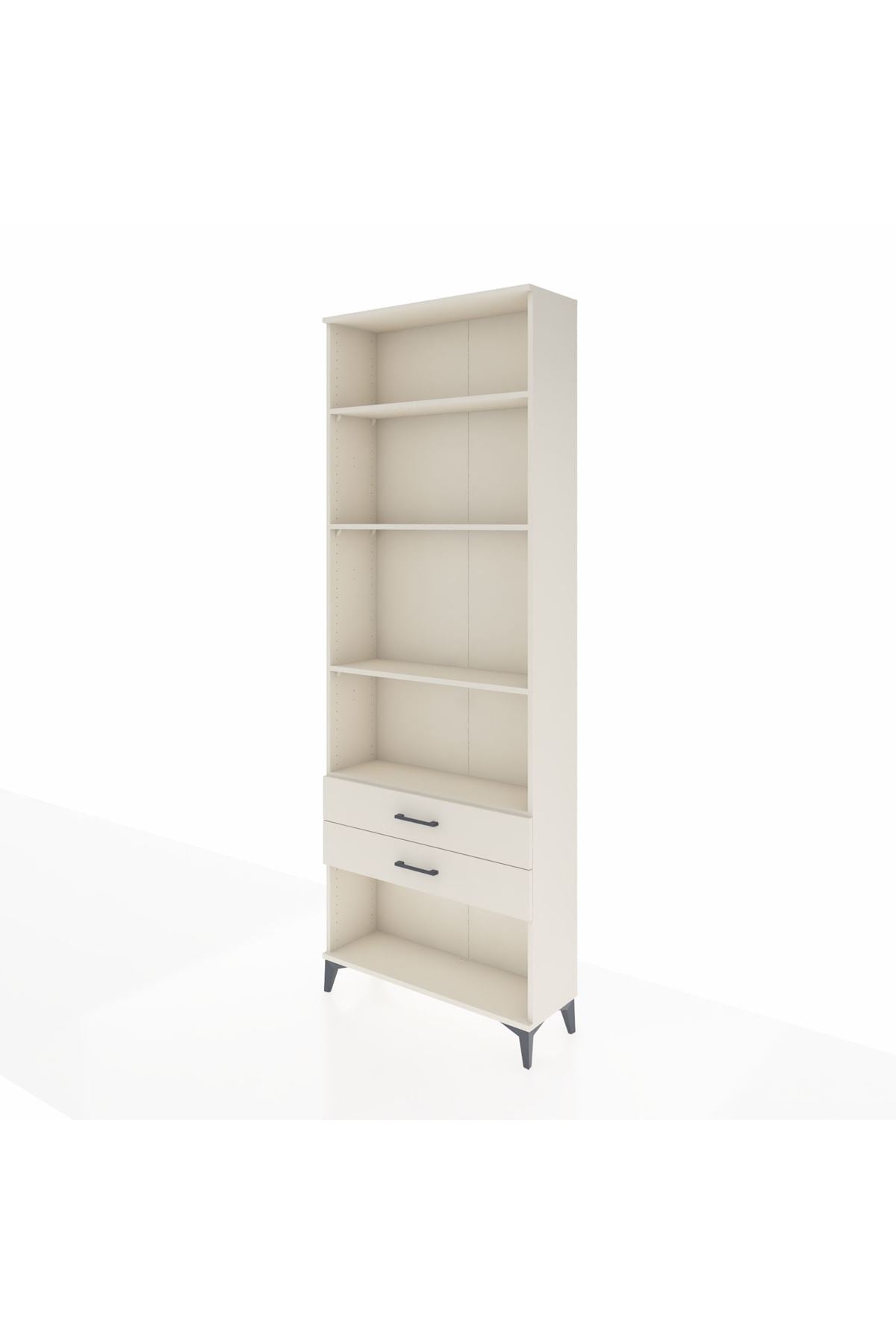 Arges Dolap 4 Raflı 2 Çekmeceli 88x30x243 - S33M282V1A