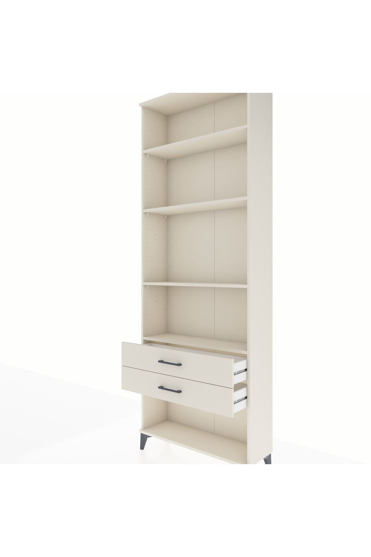 Arges Dolap 4 Raflı 2 Çekmeceli 88x30x243 - S33M282V1A