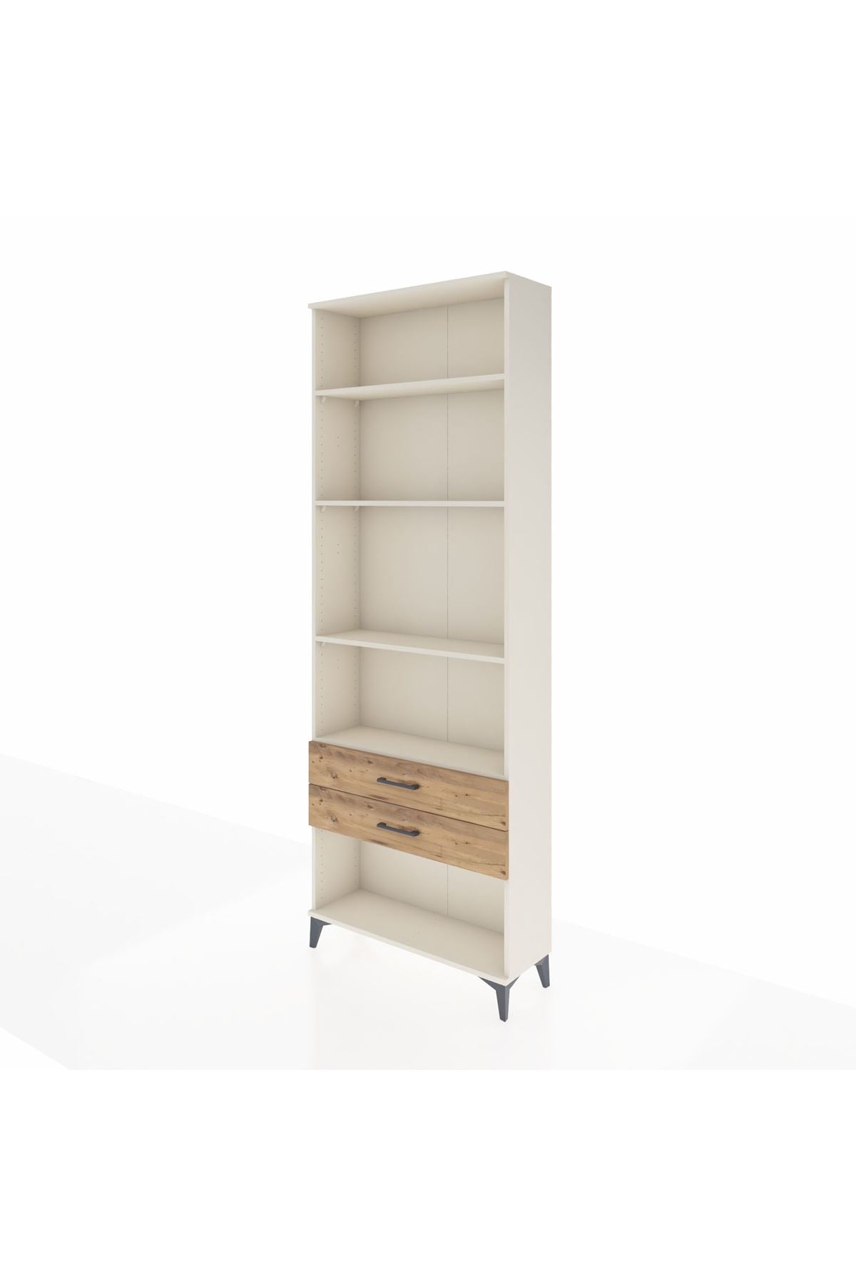 Arges Dolap 4 Raflı 2 Çekmeceli 88x30x243 - S33M282V3A