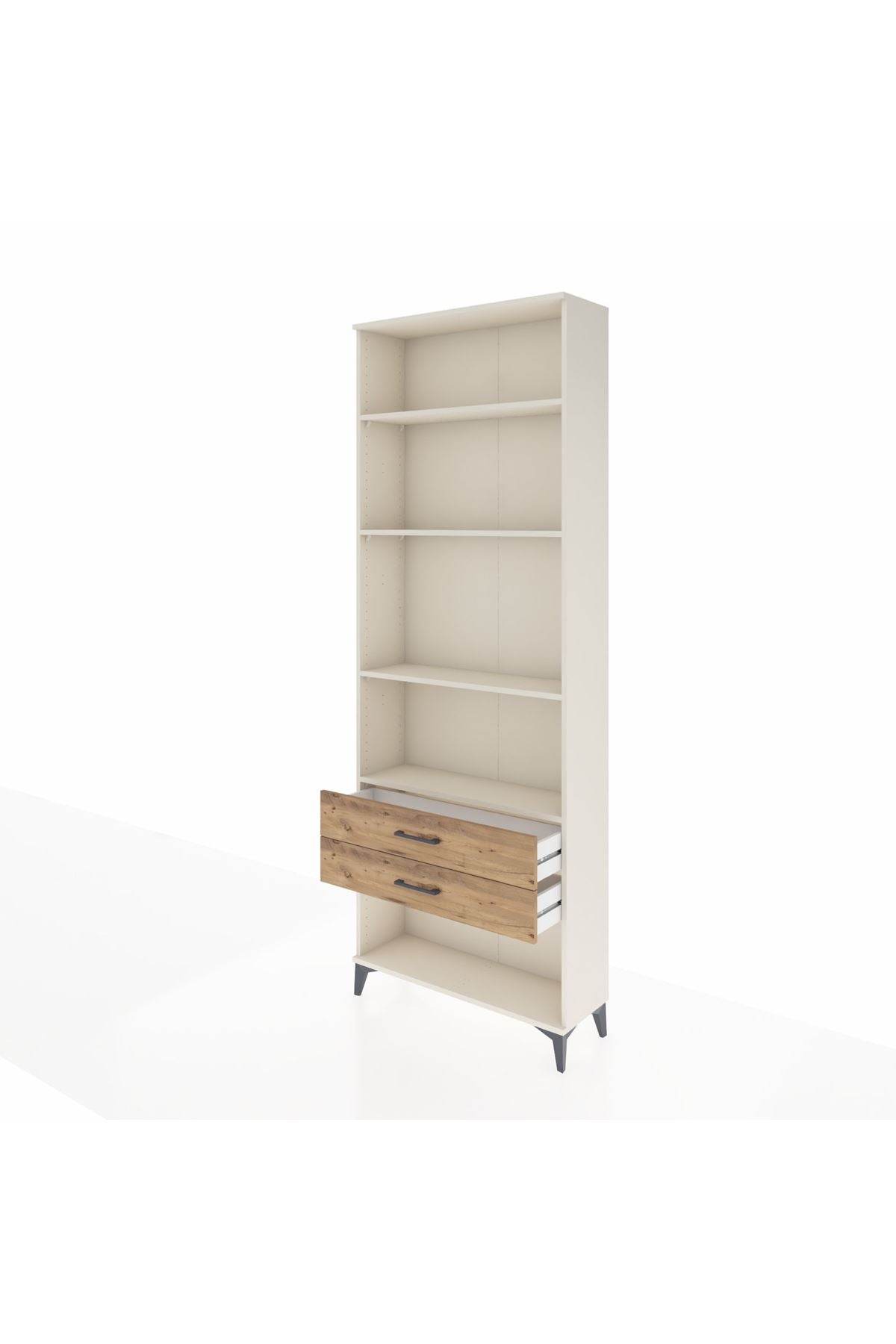 Arges Dolap 4 Raflı 2 Çekmeceli 88x30x243 - S33M282V3A