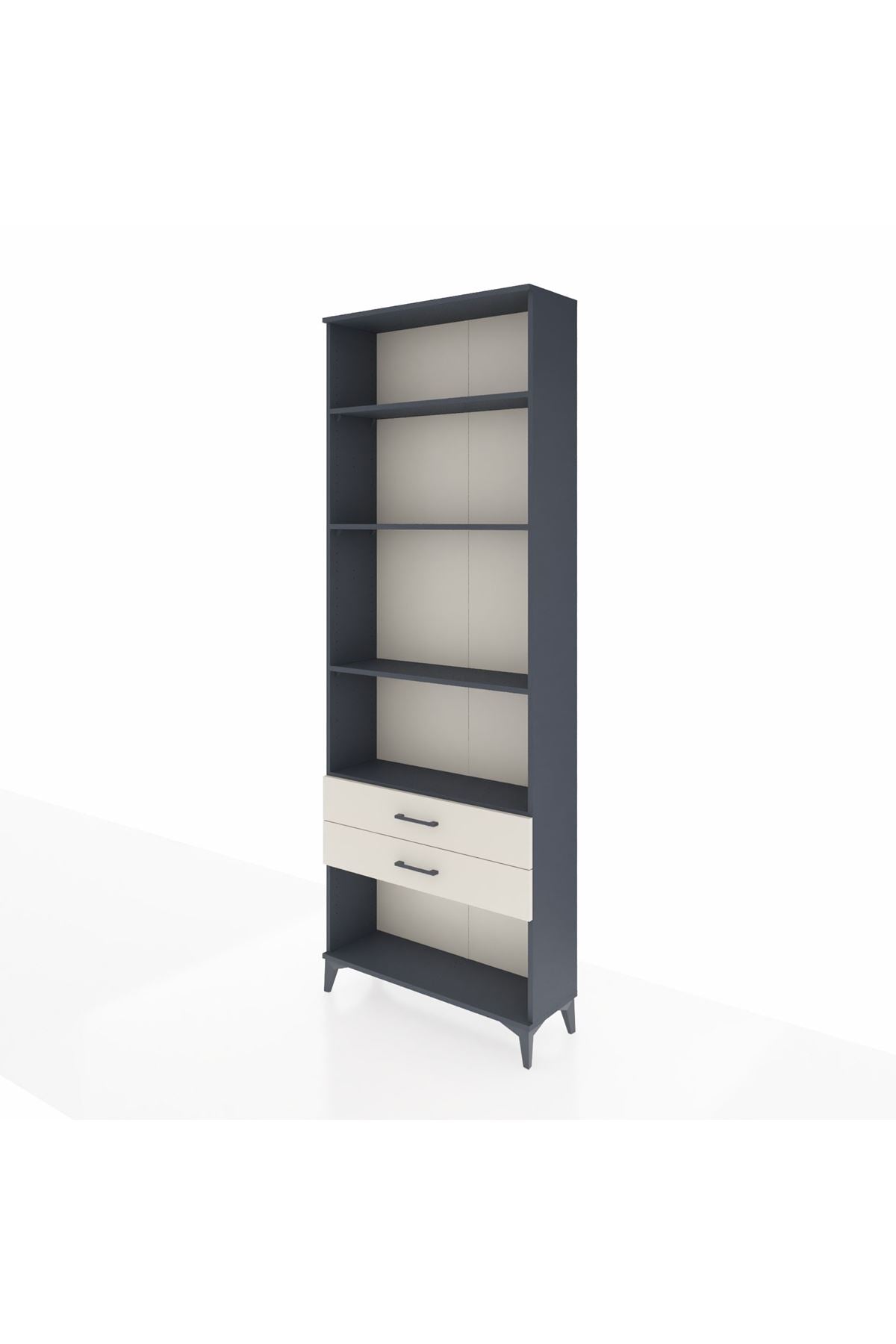 Arges Dolap 4 Raflı 2 Çekmeceli 88x30x243 - S33M282V4A