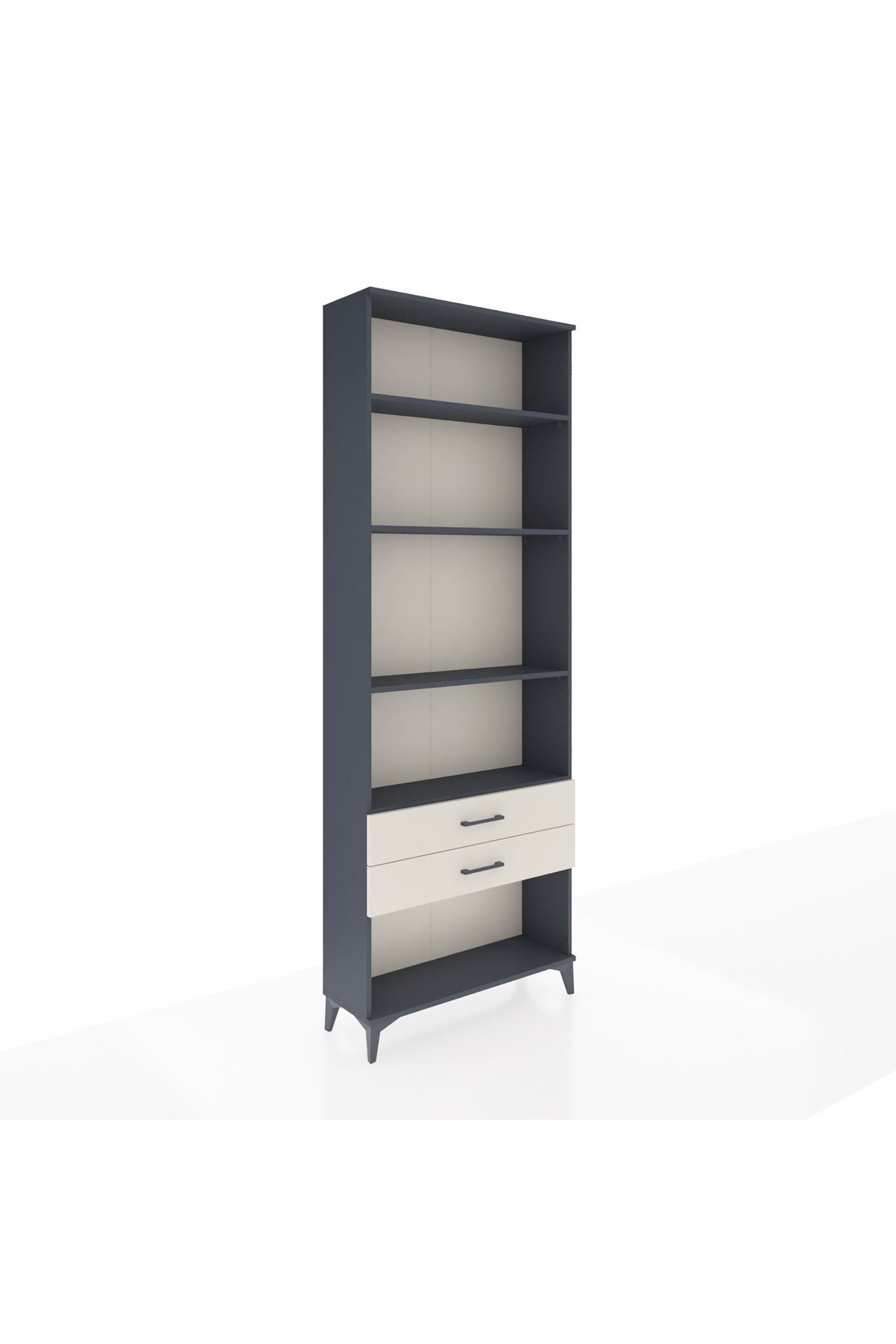 Arges Dolap 4 Raflı 2 Çekmeceli 88x30x243 - S33M282V4A