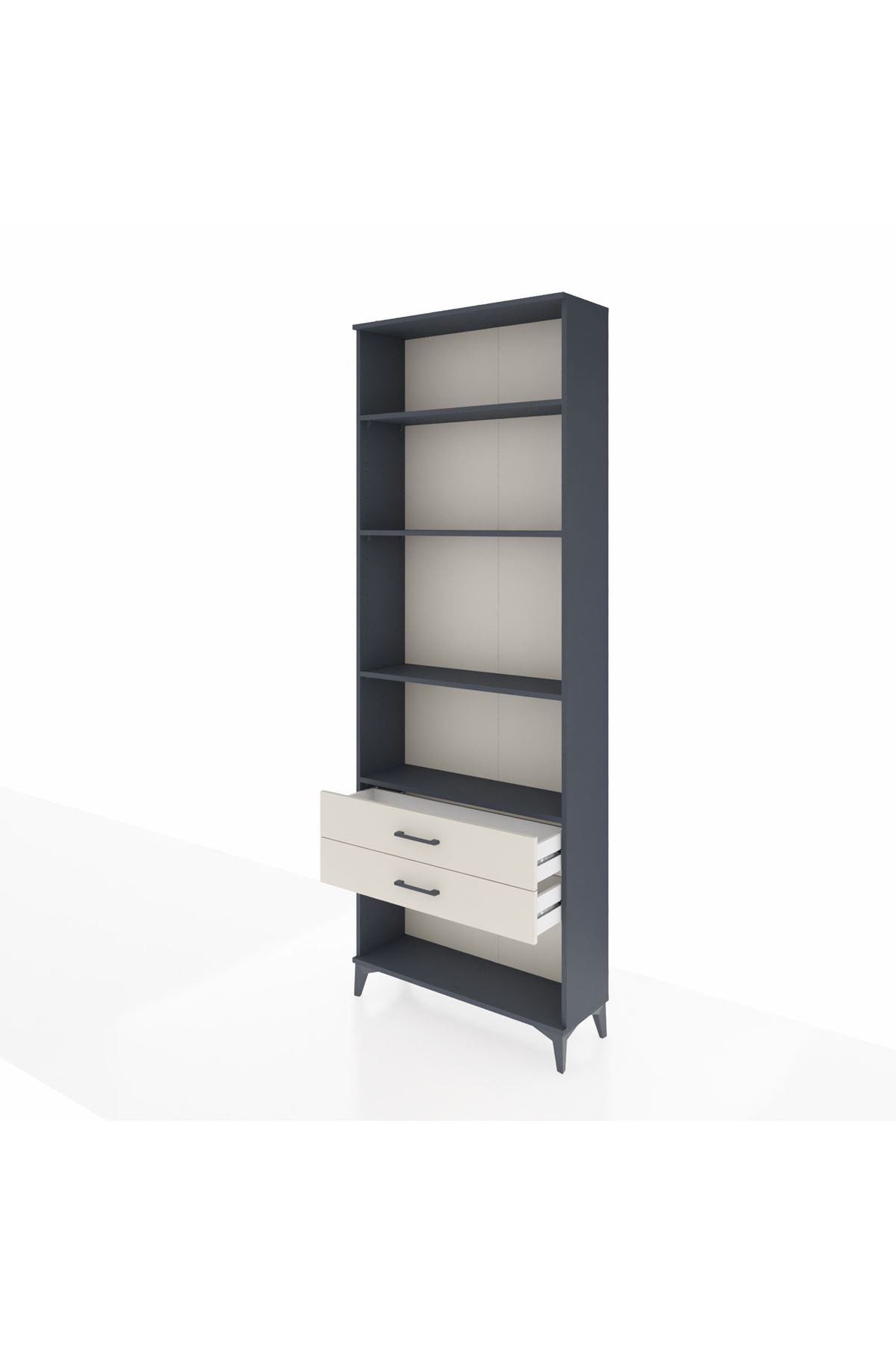 Arges Dolap 4 Raflı 2 Çekmeceli 88x30x243 - S33M282V4A