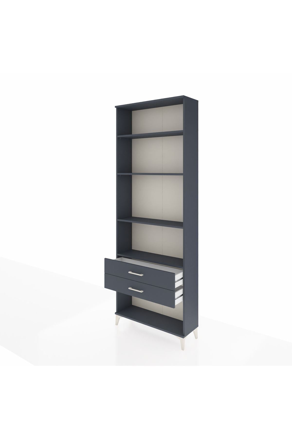 Arges Dolap 4 Raflı 2 Çekmeceli 88x30x243 - S33M282V5A