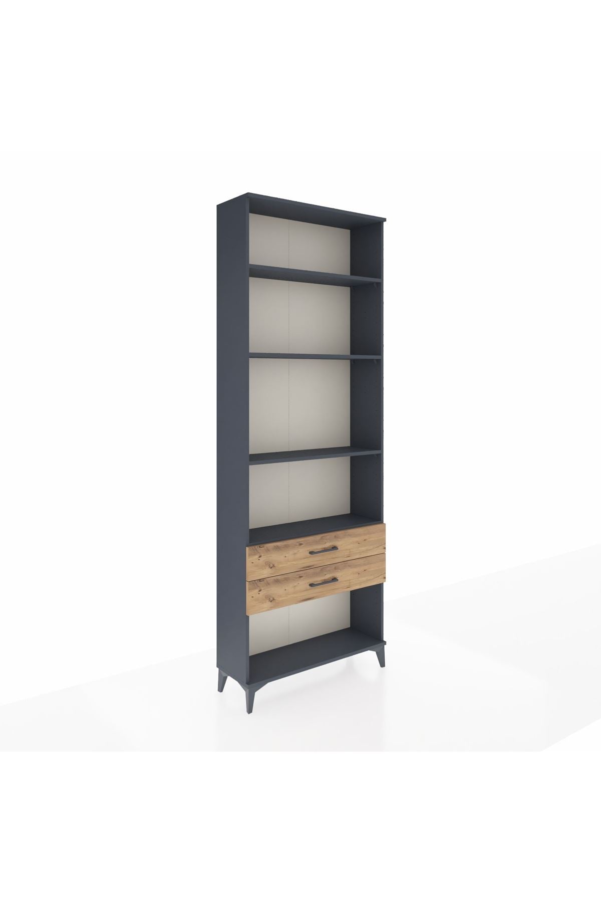 Arges Dolap 4 Raflı 2 Çekmeceli 88x30x243 - S33M282V6A