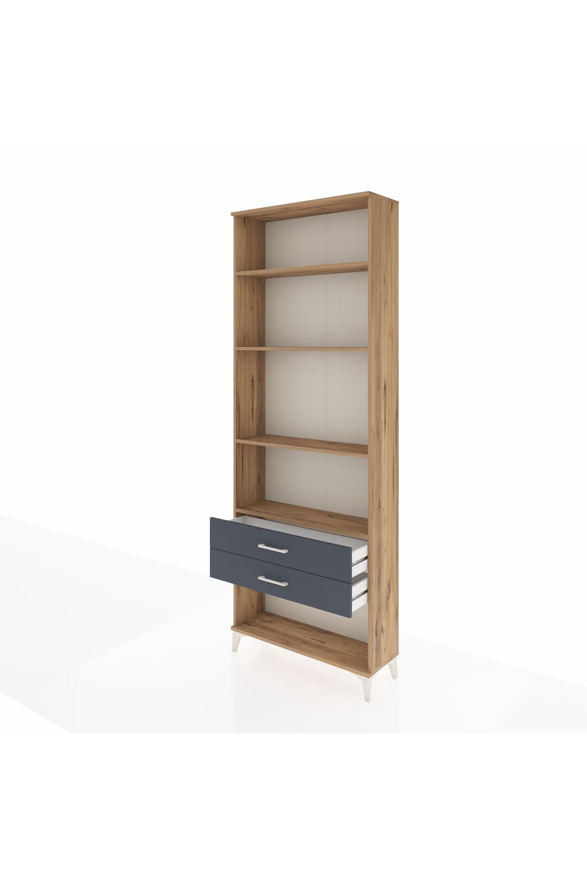 Arges Dolap 4 Raflı 2 Çekmeceli 88x30x243 - S33M282V8A
