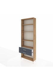 Arges Dolap 4 Raflı 2 Çekmeceli 88x30x243 - S33M282V8A