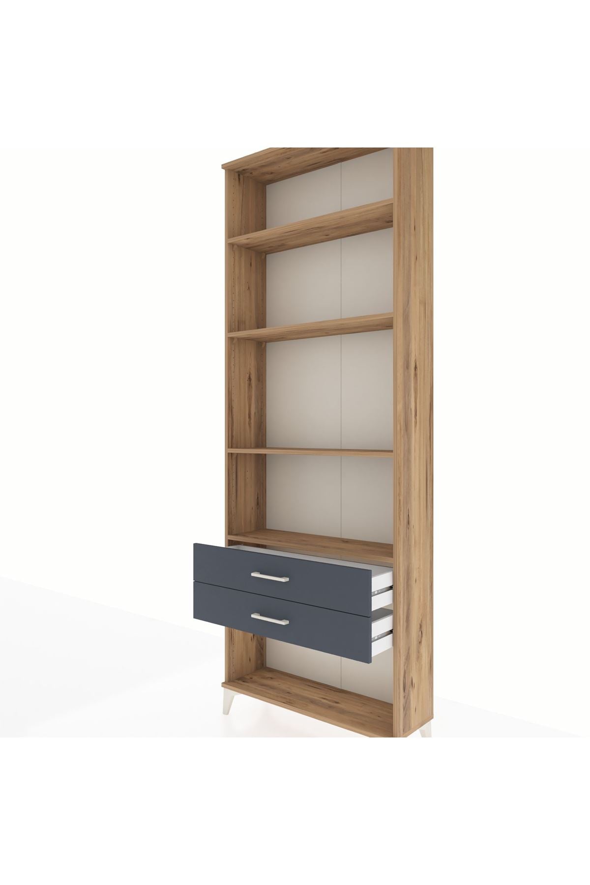 Arges Dolap 4 Raflı 2 Çekmeceli 88x30x243 - S33M282V8A