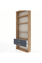 Arges Dolap 4 Raflı 2 Çekmeceli 88x30x243 - S33M282V8A