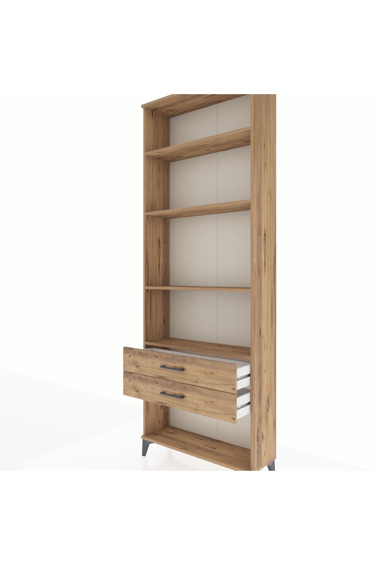 Arges Dolap 4 Raflı 2 Çekmeceli 88x30x243 - S33M282V9A
