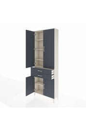 Arges Dolap 5 Raflı 2 Çekmeceli 4 Kapaklı 88x30x243 - S33M283V2A