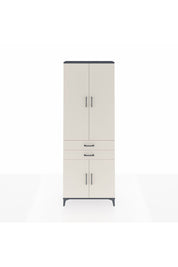 Arges Dolap 5 Raflı 2 Çekmeceli 4 Kapaklı 88x30x243 - S33M283V4A