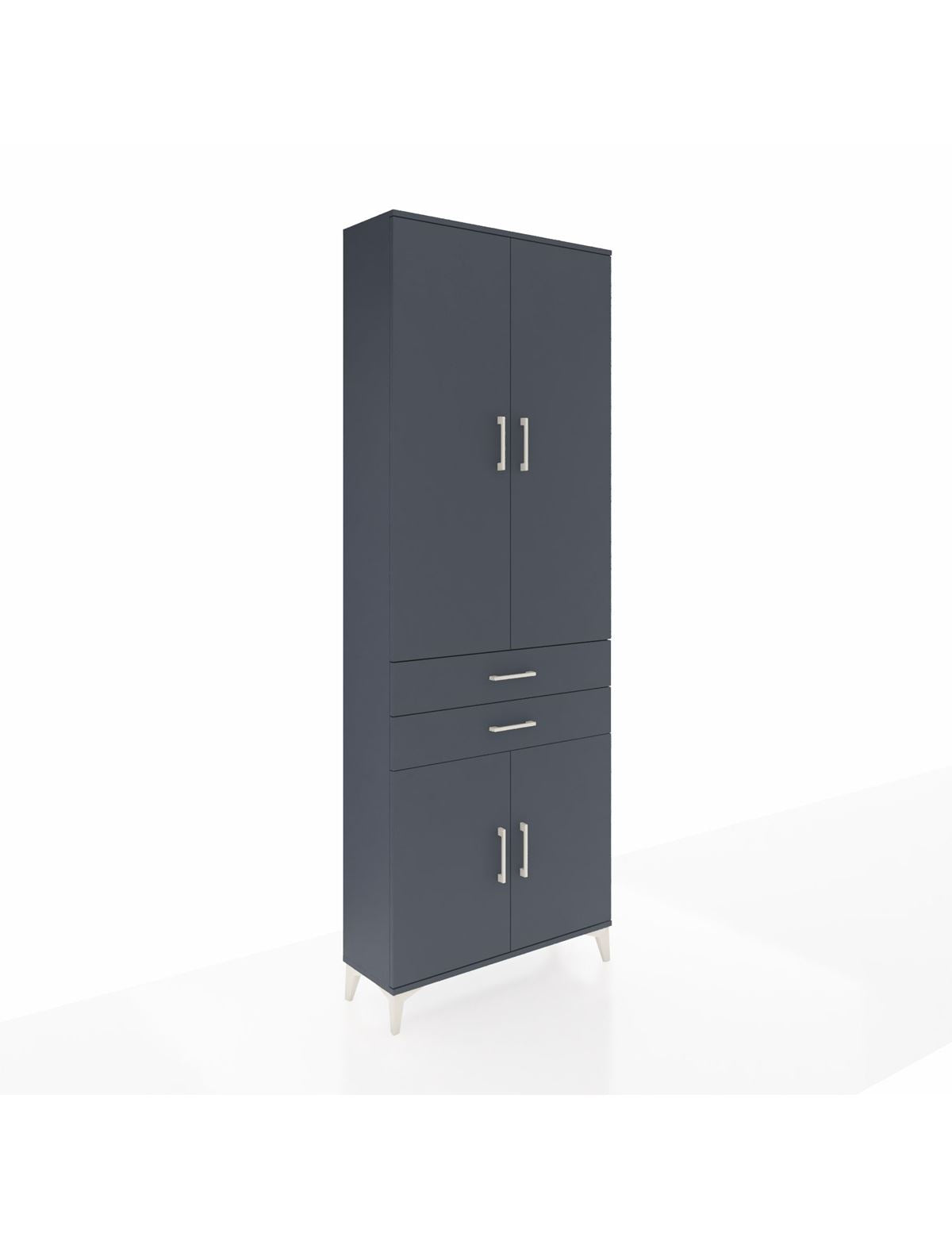 Arges Dolap 5 Raflı 2 Çekmeceli 4 Kapaklı 88x30x243 - S33M283V5A