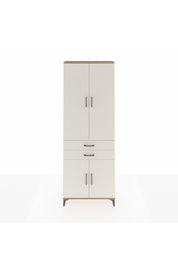 Arges Dolap 5 Raflı 2 Çekmeceli 4 Kapaklı 88x30x243 - S33M283V7A