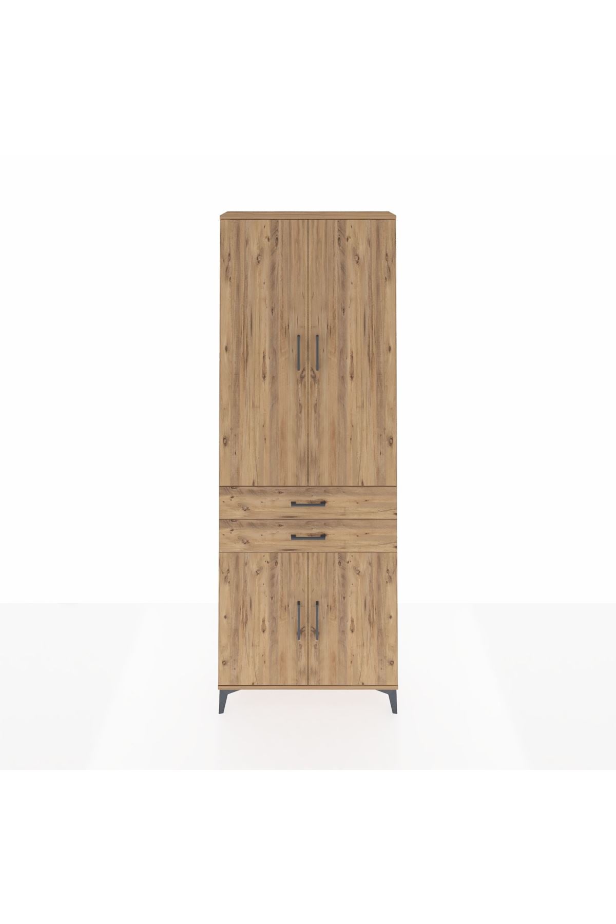 Arges Dolap 5 Raflı 2 Çekmeceli 4 Kapaklı 88x30x243 - S33M283V9A
