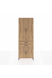 Arges Dolap 5 Raflı 2 Çekmeceli 4 Kapaklı 88x30x243 - S33M283V9A